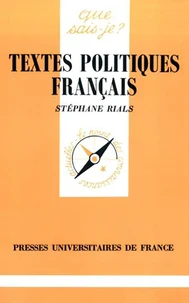 Textes politiques français 1789-1958
