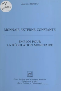 Monnaie externe constante