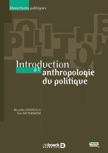 Introduction à l'anthropologie politique