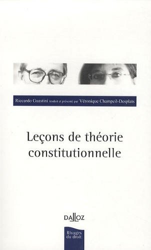 Riccardo Guastini - Leçons de théorie constitutionnelle.