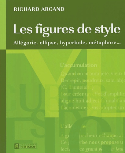 Richard Arcand - Les figures de style - Allégorie, ellipse, hyperbole, métaphore....