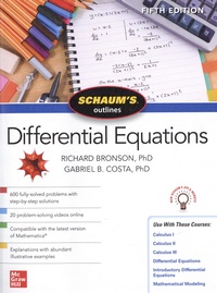 Richard Bronson et Gabriel B. Costa - Schaum's Outline of Differential Equations.