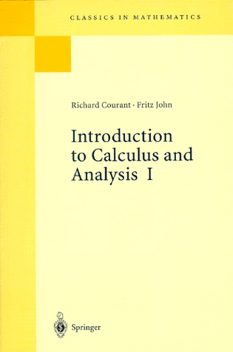 Introduction to Calculus and Analysis. Tome 1