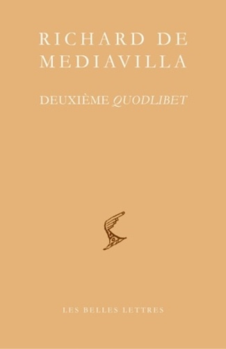  Richard de Mediavilla - Deuxième quodlibet.