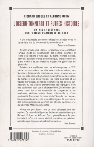 L'oiseau-tonnerre et autres histoires. Mythes et légendes des Indiens d'Amérique du Nord