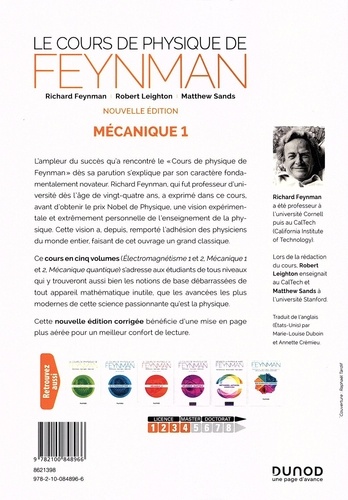 Le cours de physique de Feynman. Mécanique Tome 1  édition revue et corrigée