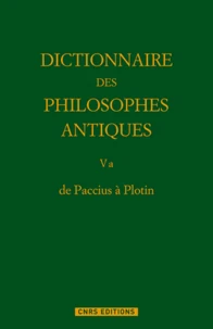 Dictionnaire des philosophes antiques