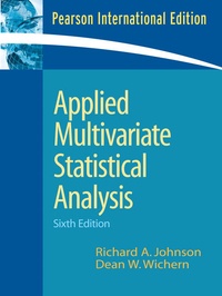 Richard Johnson et Richard A. Johnson - Applied Multivariate Statistical Analysis.