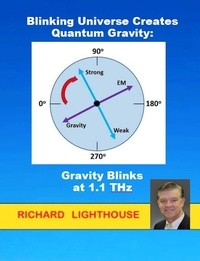  Richard Lighthouse - Blinking Universe Creates Quantum Gravity:  Gravity Blinks at 1.1 THz.