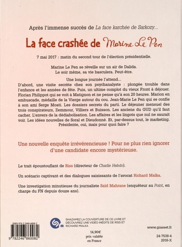 La face crashée de Marine Le Pen - Occasion