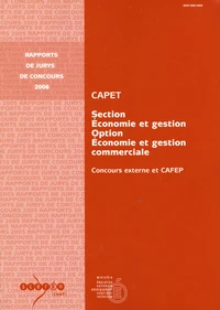 CAPET section économie et gestion option économie et gestion commerciale