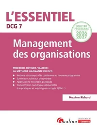 Management des organisations DCG 7