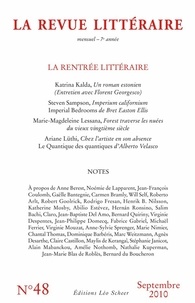 Richard Millet - La Revue littéraire N° 48, septembre 201 : La rentrée littéraire.
