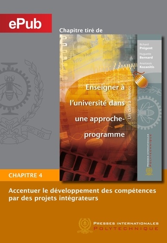 Richard Prégent et Huguette Bernard - Accentuer le développement des compétences par des projets intégrateurs (Chapitre).