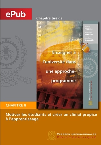 Richard Prégent et Huguette Bernard - Motiver les étudiants et créer un climat propice à l'apprentissage (Chapitre).