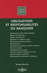 Richard Routier - Obligations et responsabilités du banquier.