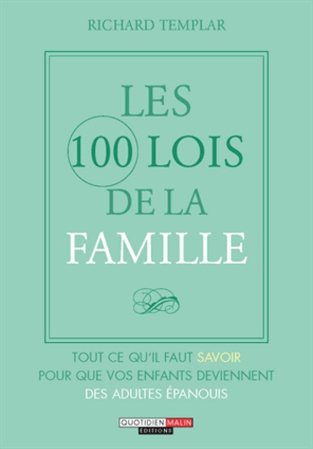 Les 100 lois de la famille - Occasion