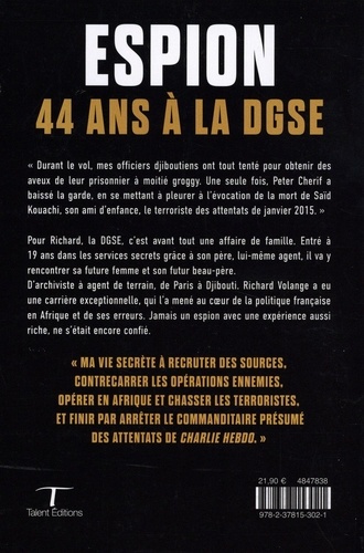 Espion. 44 ans à la DGSE