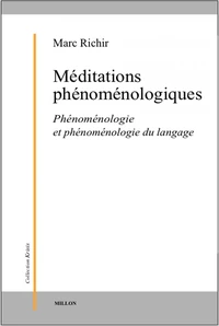 Méditations phénoménologiques