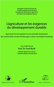 L'agriculture et les exigences du développement durable