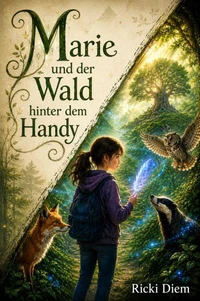 Marie und der Wald hinter dem Handy