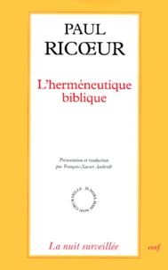 L'Hermeneutique Biblique