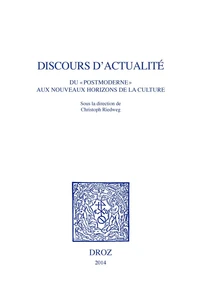 Discours d'actualité