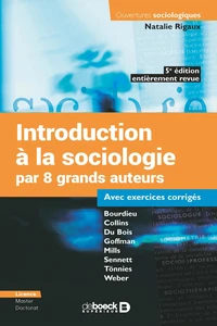 Introduction à la sociologie par 8 grands auteurs