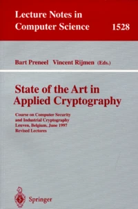 STATE OF THE ART IN APPLIED CRYPTOGRAPHY.