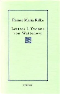 Lettres à Yvonne von Wattenwyl
