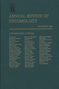 Annual Review of Entomology Volume 50
