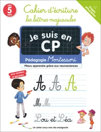 Cahier d'écriture : les lettres majuscules