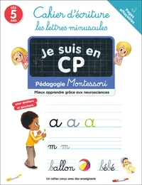 Cahier d'écriture : les lettres minuscules