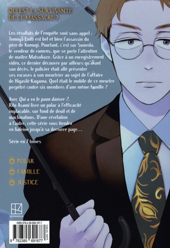 Qui a vu le paon danser ? Tome 3. - Rito Asami - Livres - Furet du Nord