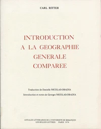 Introduction à la géographie générale comparée