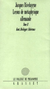 Leçons de métaphysique allemande T02