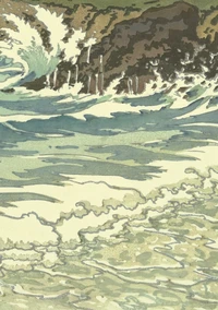 Carnet La Mer : études de vagues