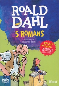 Roald Dahl - 5 romans - Coffret en 5 volumes : Sacrées sorcières ; La potion magique de Georges Bouillon ; Matilda ; Charlie et la chocolaterie ; Le BGG.