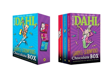 Roald Dahl - Roald Dahl's Whipple-Scrumptious Chocolate Box - Charlie and the Chocolate Factory ; Charlie and the Great Glass Elevator ; The Missing Golden Ticket and other Splendiferous Secrets.