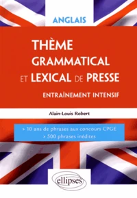 Anglais, thème grammatical et lexical de presse