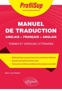 Manuel de traduction Anglais > français > anglais
