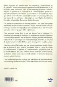 Sur l'épreuve de l'antisémitisme