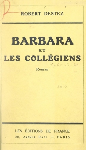 Barbara et les collégiens