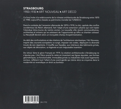 Strasbourg 1900-1930. Art Nouveau-Art Déco