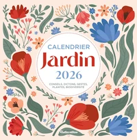 Calendrier mural jardin
