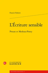 L'écriture sensible