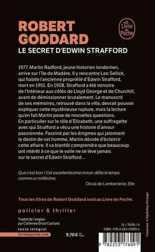 Le secret d'Edwin Strafford - Occasion