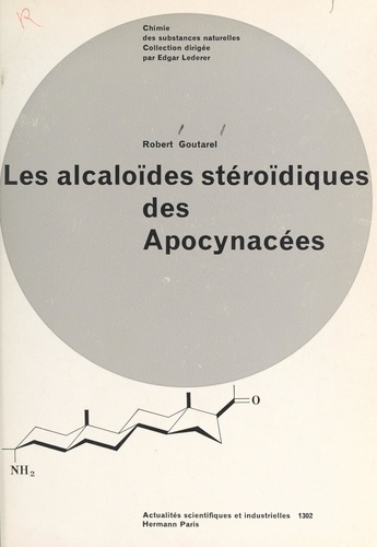 Les alcaloïdes stéroïdiques des apocynacées
