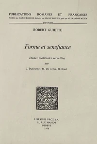 Forme et senefiance