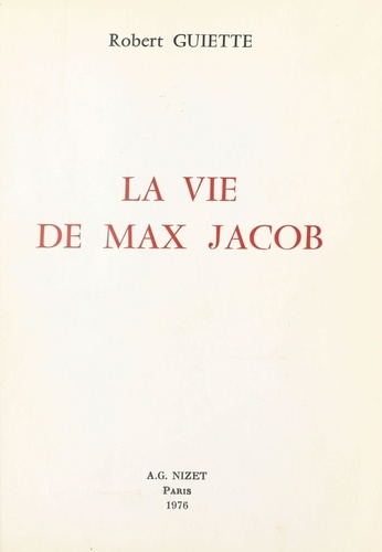 La vie de Max Jacob